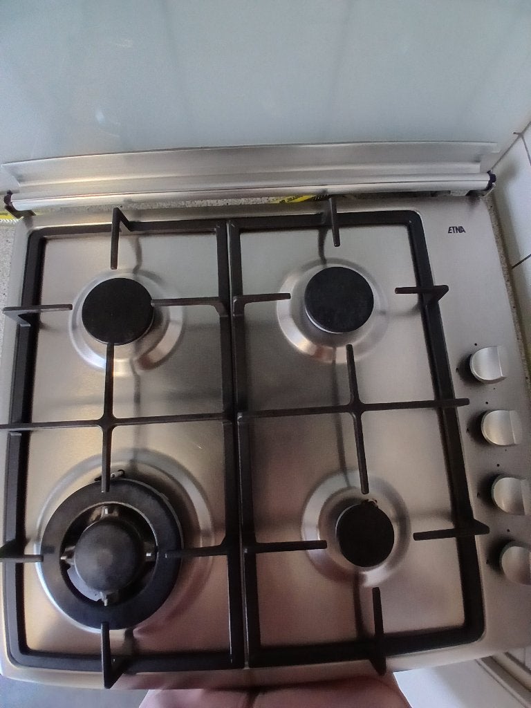 Gaskookplaat van Etna, Ophalen, 4 kookzones, Zo goed als nieuw, Gas