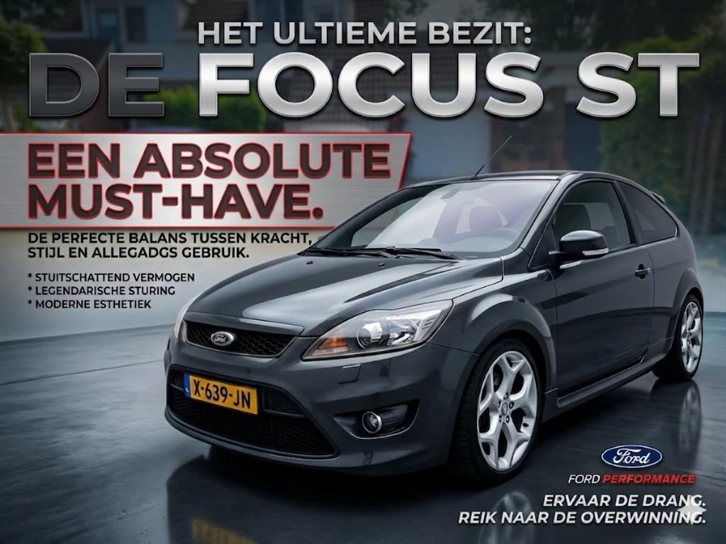 Ford Focus ST 2.5 turbo st225, Auto's, Ford, Particulier, Focus, ABS, Airbags, Airconditioning, Alarm, Bluetooth, Boordcomputer