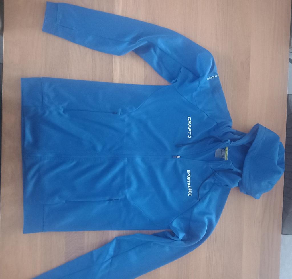 Craft Fontys Sportkunde sportvest maat XS, Ophalen of Verzenden, Gedragen, Blauw, Hardlopen of Fietsen