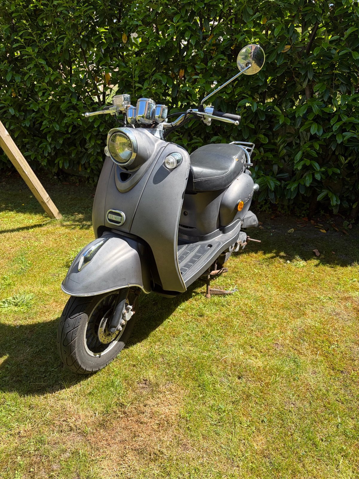 La Souris Trendy Retro Scooter in mat grijs, Gebruikt, Benzine, Ophalen, Overige merken