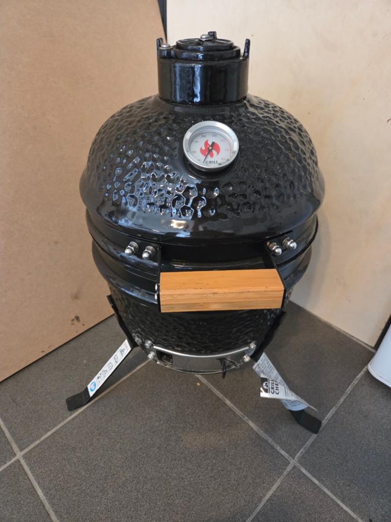 Grill Chef Mini Kamado - Compacte Keramische BBQ, Ophalen, Zo goed als nieuw, Grill Chef