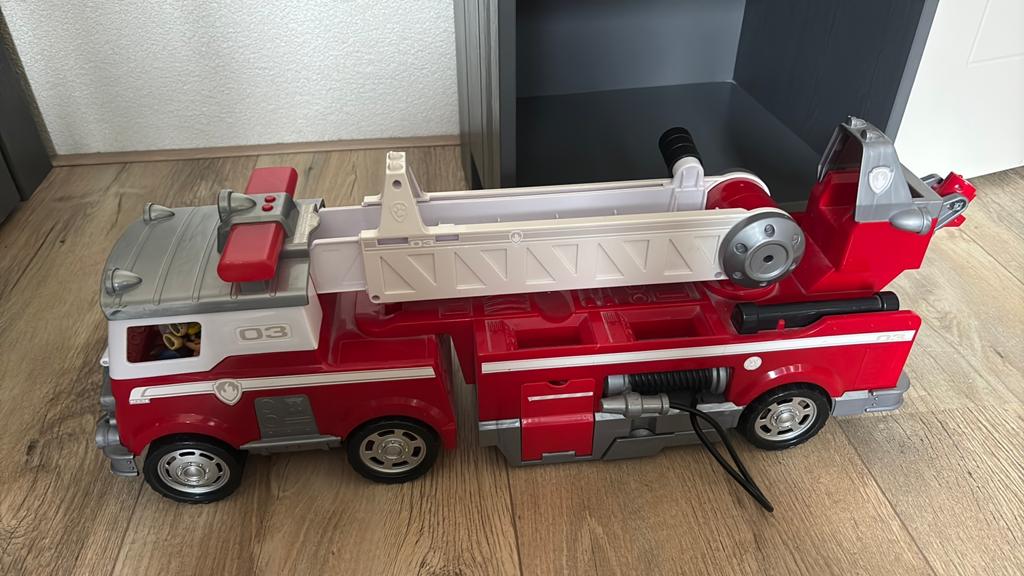 Paw patrol grote brandweer + kleine autos, Ophalen of Verzenden, Gebruikt, Jongen of Meisje