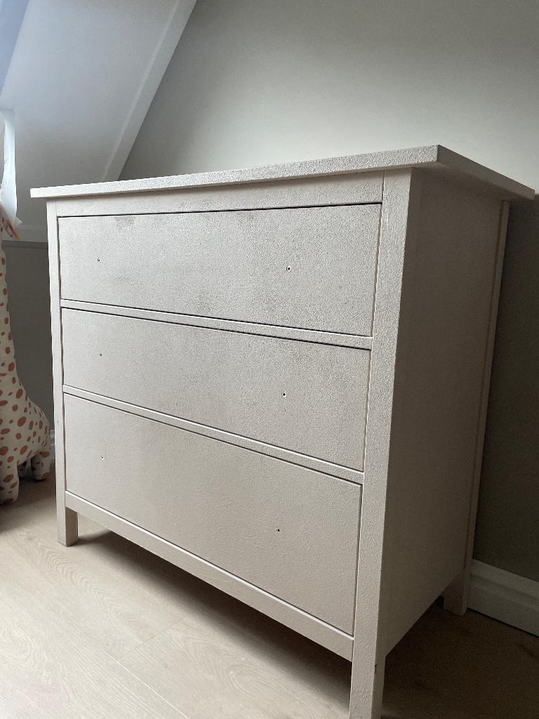 Hemnes ladekast, Huis en Inrichting, Kasten | Ladekasten, Ophalen, Gebruikt, 100 tot 150 cm, 5 laden of meer