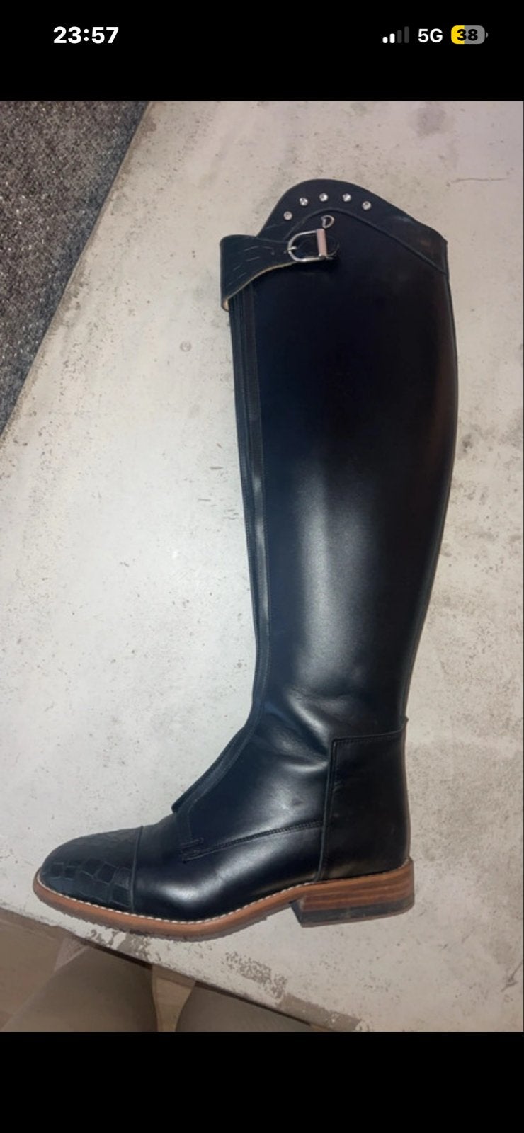 Derby dressuurlaars hoge boog, Ophalen of Verzenden, Zo goed als nieuw, Dressuur