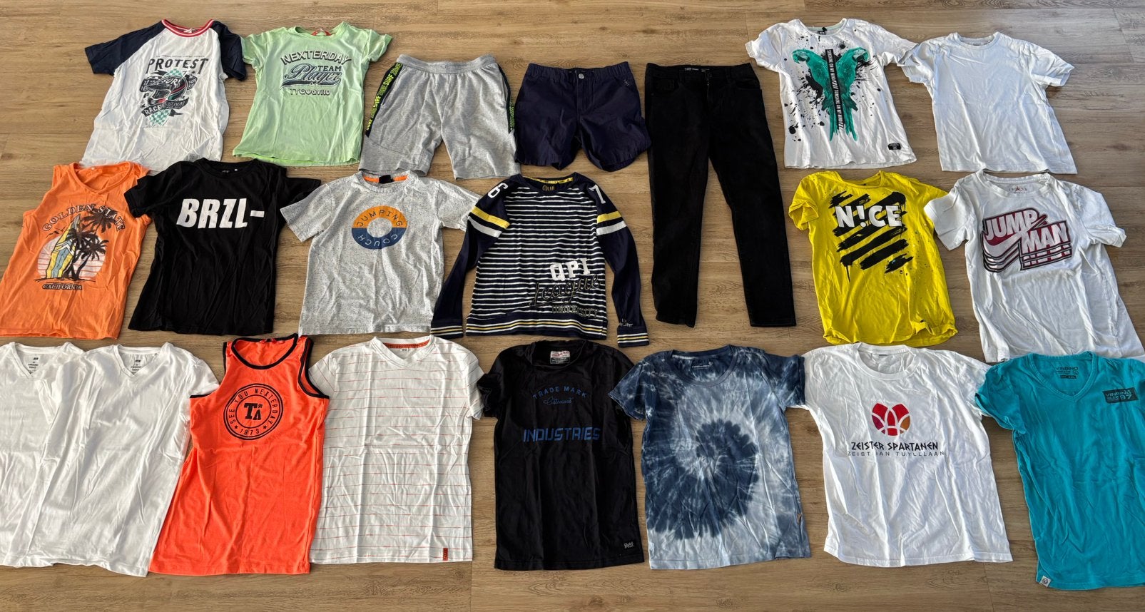 Pakket Jongen 146/152 - 21 stuks - Totaal slechts 5 euro!, Ophalen of Verzenden, Gebruikt, Jongen