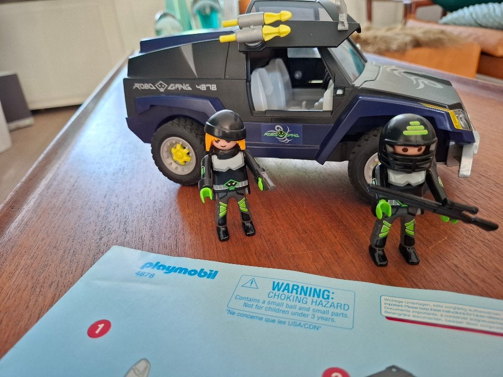 Playmobil 4878 Robo-Gangster Truck afstand bestuurbaar 4878, Complete set, Voertuig, Ophalen of Verzenden, Zo goed als nieuw