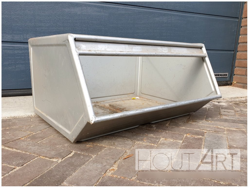 Stalen bak / industriele bak klein, Doe-het-zelf en Verbouw, Kratten en Dozen, 100 cm of meer, 60 cm of meer, Info@hout-art.nl