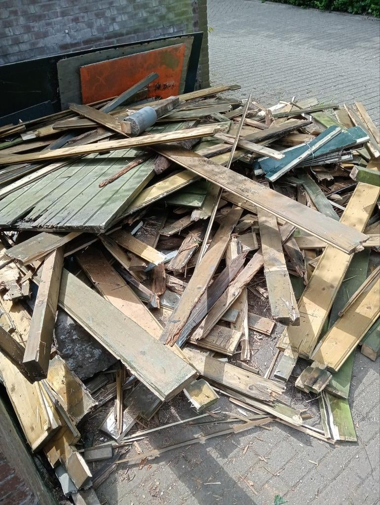 Gratis kachelhout direct af te halen, Tuin en Terras, 6 m³ of meer, Ophalen of Verzenden, Overige houtsoorten, Blokken