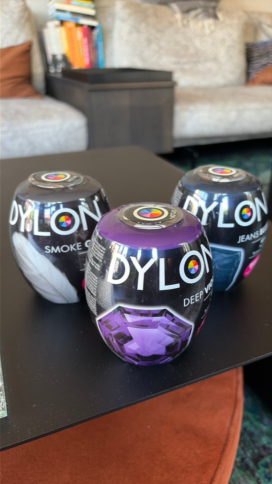 Dylon textielverf - 3 potten a 350 gram, Ophalen of Verzenden, Nieuw, Overige typen