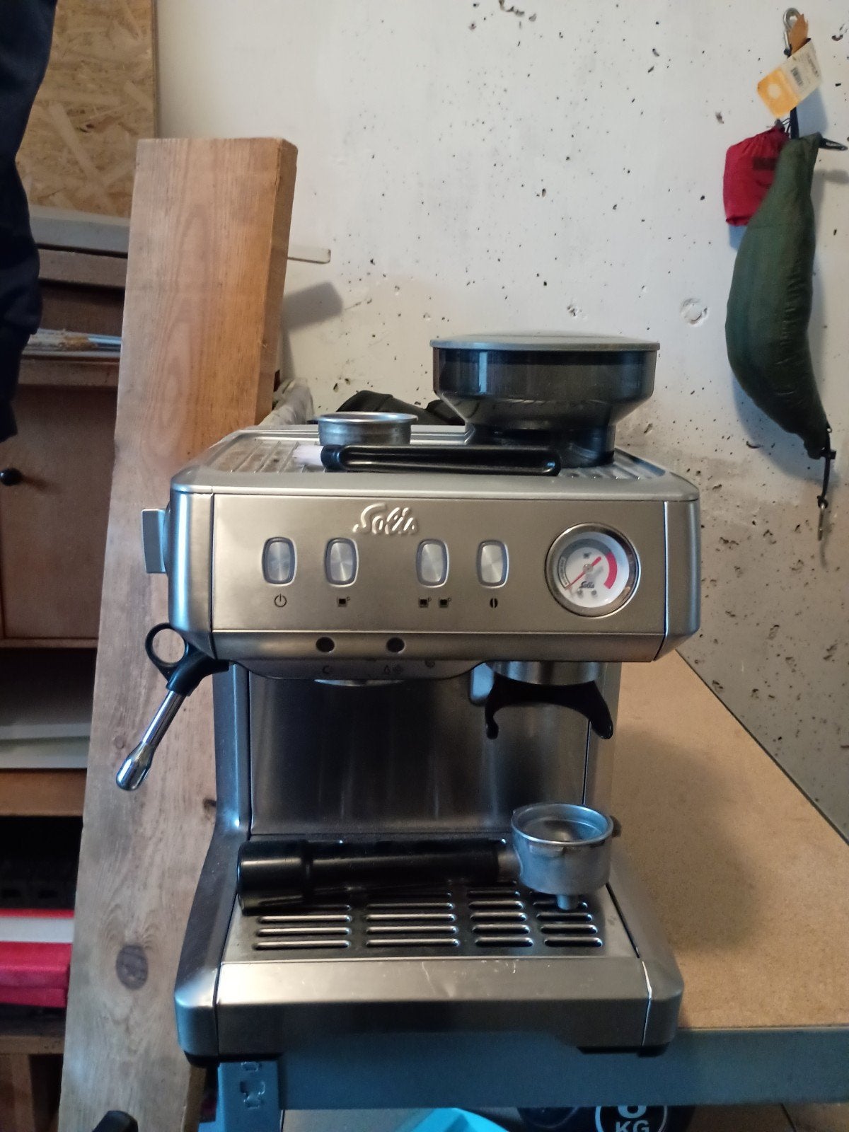 Solis Grind & Infuse Compact 1018, Ophalen of Verzenden, Gebruikt, Espresso apparaat, Gemalen koffie