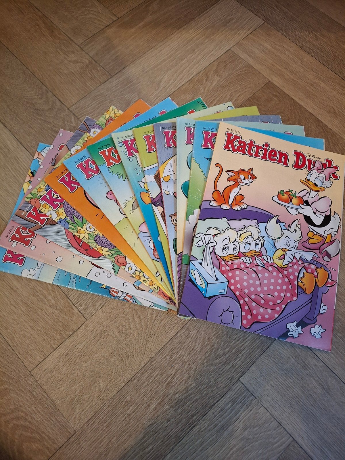 13x Katrien Duck grote favoriet bij kids meer ducks te koop!, Complete serie of reeks, Ophalen of Verzenden, Zo goed als nieuw