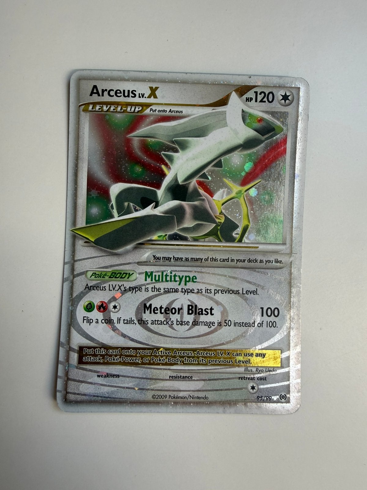 Arceus LV.X 95/99, Ophalen, Zo goed als nieuw