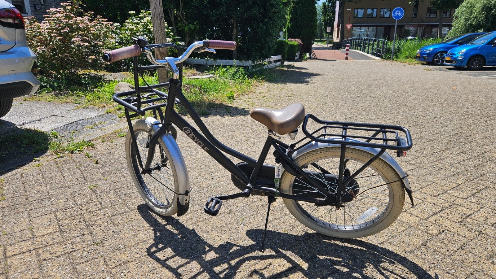 2Cycle transportfiets 20 inch mat-zwart, Minder dan 30 km per accu, Gebruikt, Minder dan 47 cm, Ophalen