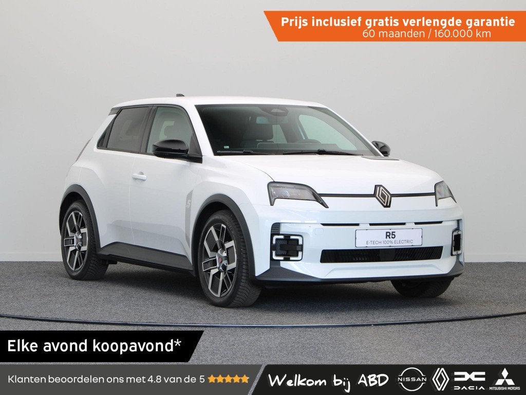 Renault 5 comfort range techno 52 kWh | Vijf jaar garantie |, Auto's, Renault, Bedrijf, Te koop, ABS, Achteruitrijcamera, Adaptive Cruise Control