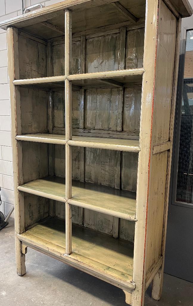 Boekenkast hoogglans Jade groen, Ophalen, 100 tot 150 cm, 200 cm of meer, Zo goed als nieuw