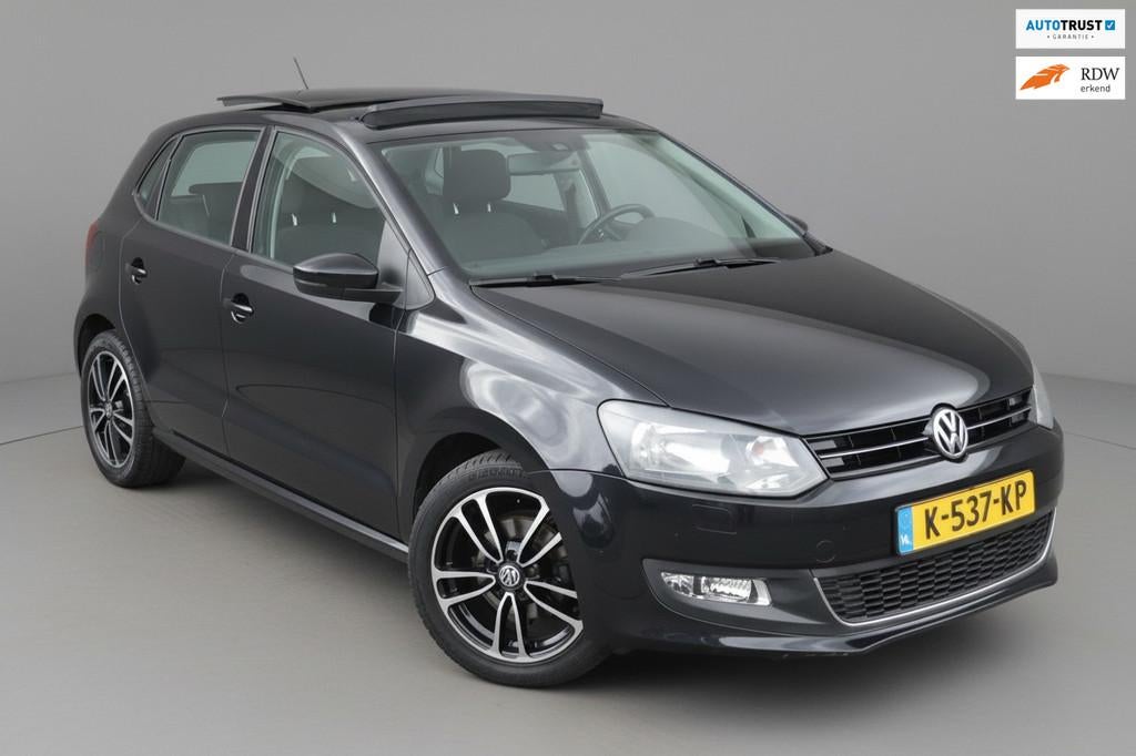 Volkswagen Polo Panoramadak|Clima|Cruise|Stoelverwarming, Voorwielaandrijving, Euro 5, Stof, 4 cilinders