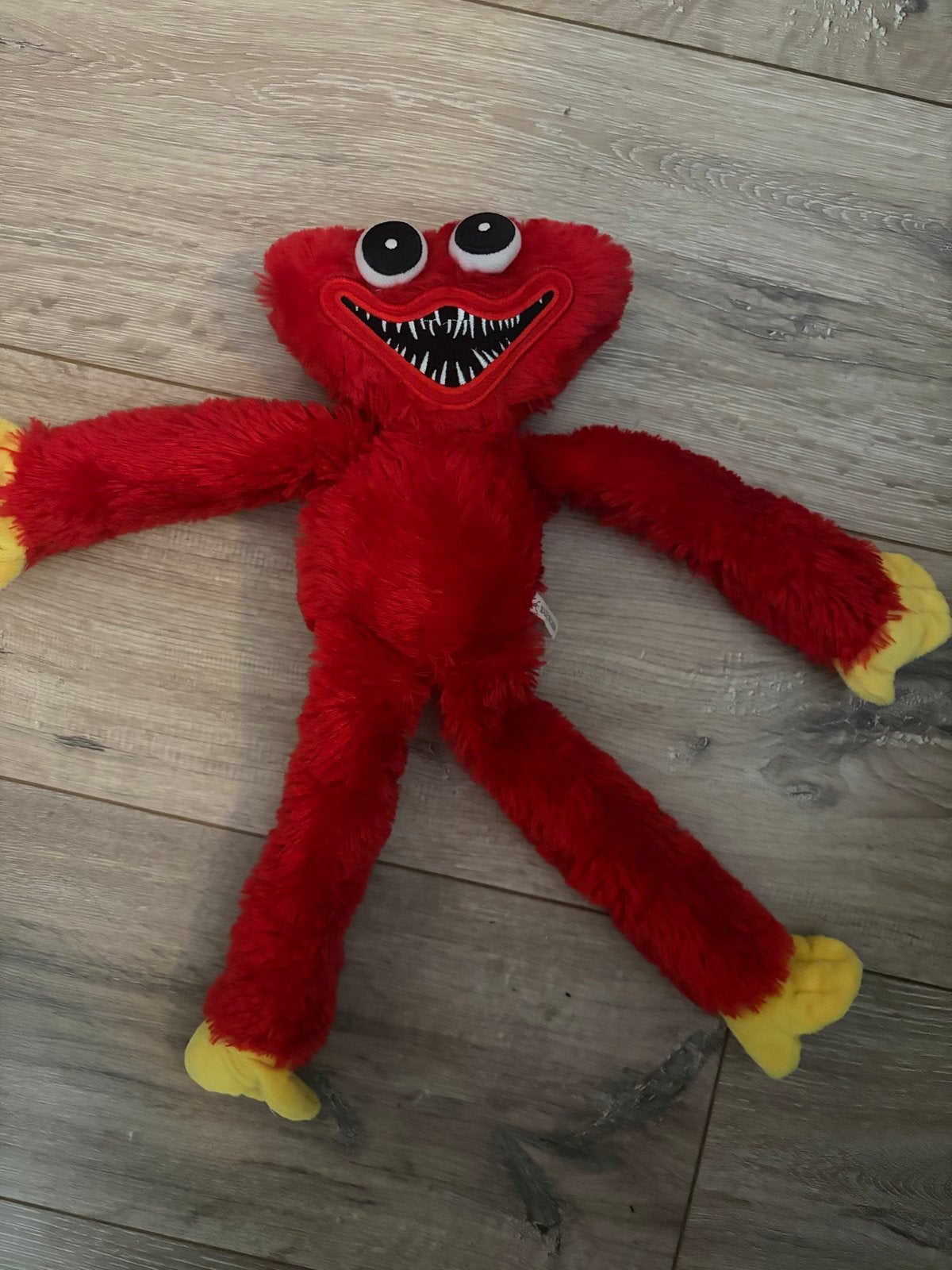 Knuffel Huggy Wuggy rood, Overige merken, Overige karakters, Overige typen, Ophalen of Verzenden