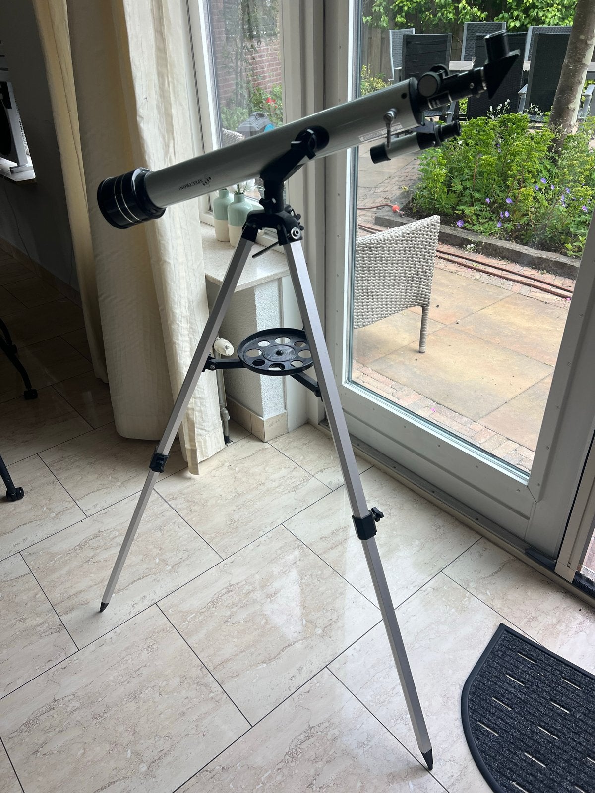Sterrenkijker met statief - Ideaal voor beginners, Ophalen, Lenzentelescoop (refractor), Met statief, Zo goed als nieuw