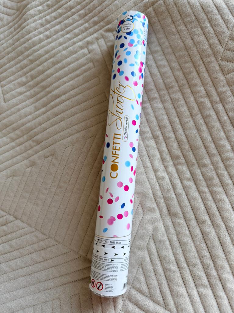 Gender reveal confetti shooter, Ophalen of Verzenden, Nieuw, Geboorte of Huwelijk