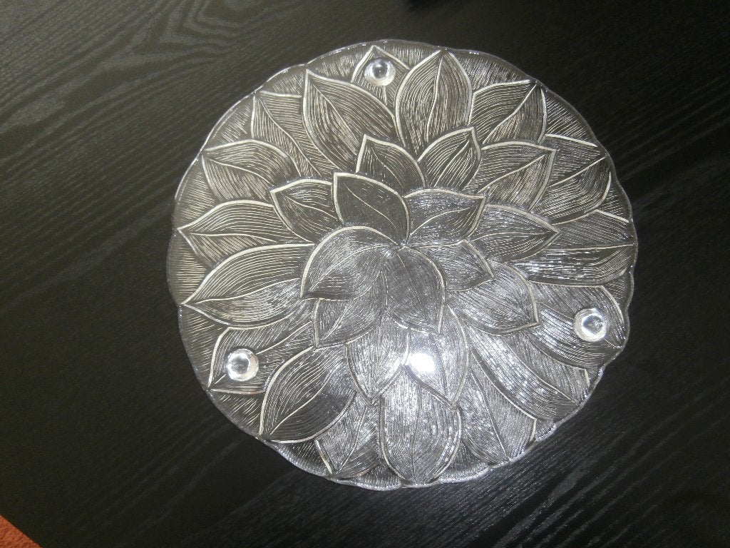 Plateau van persglas voor hapjes-kaarsen-decoratie, Ophalen of Verzenden