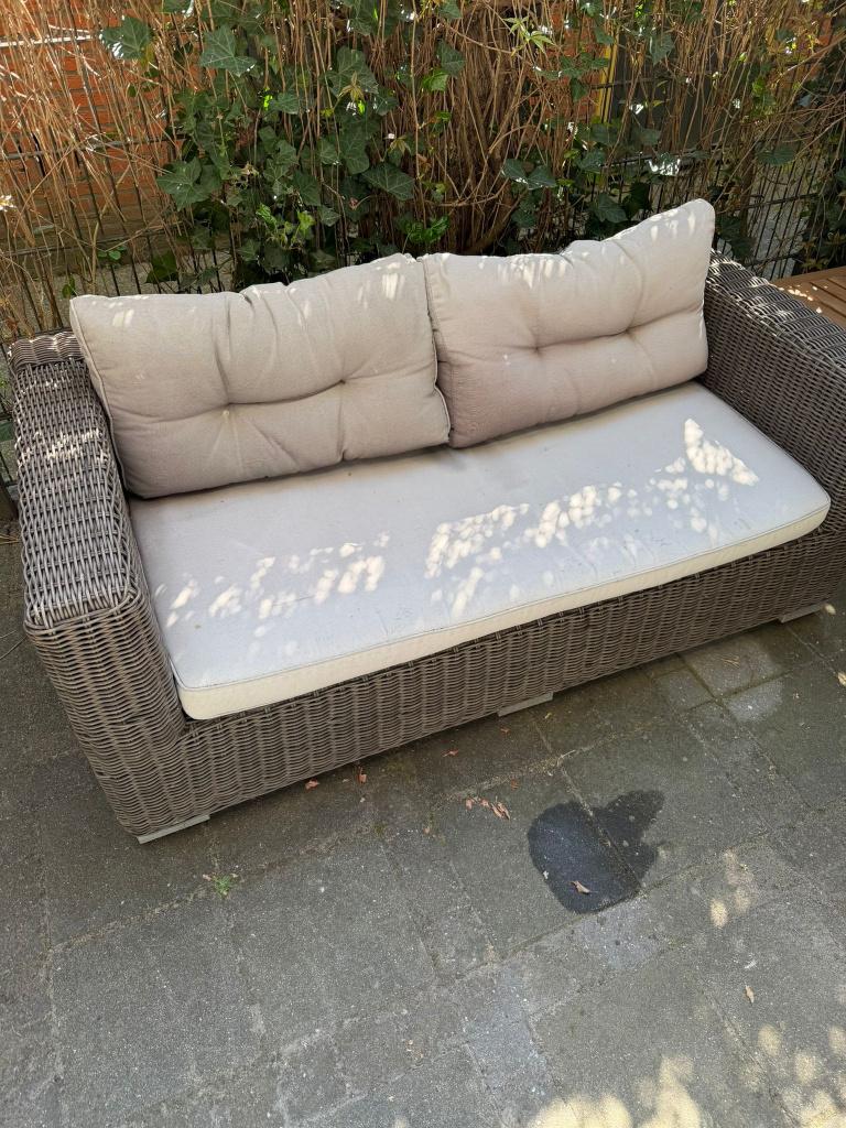 Tuinbank - Pure Garden & Living, Ophalen, Gebruikt, Wicker