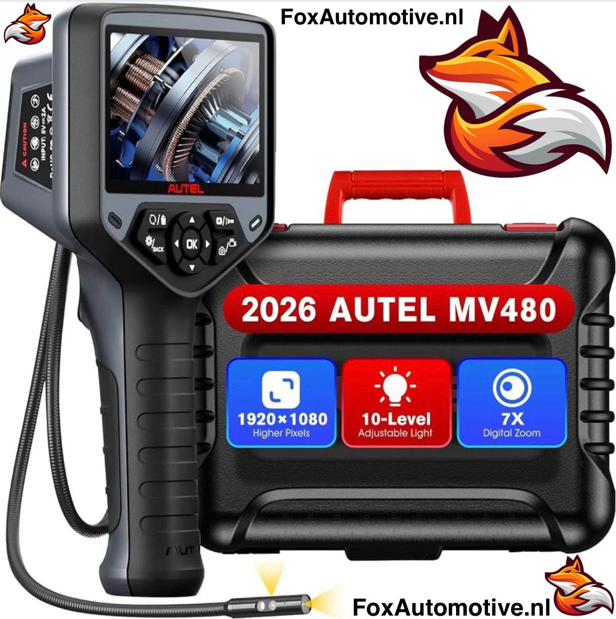 Autel MV480 videoscoop (Full-HD) autel camera, Auto diversen, Autogereedschap, Ophalen of Verzenden