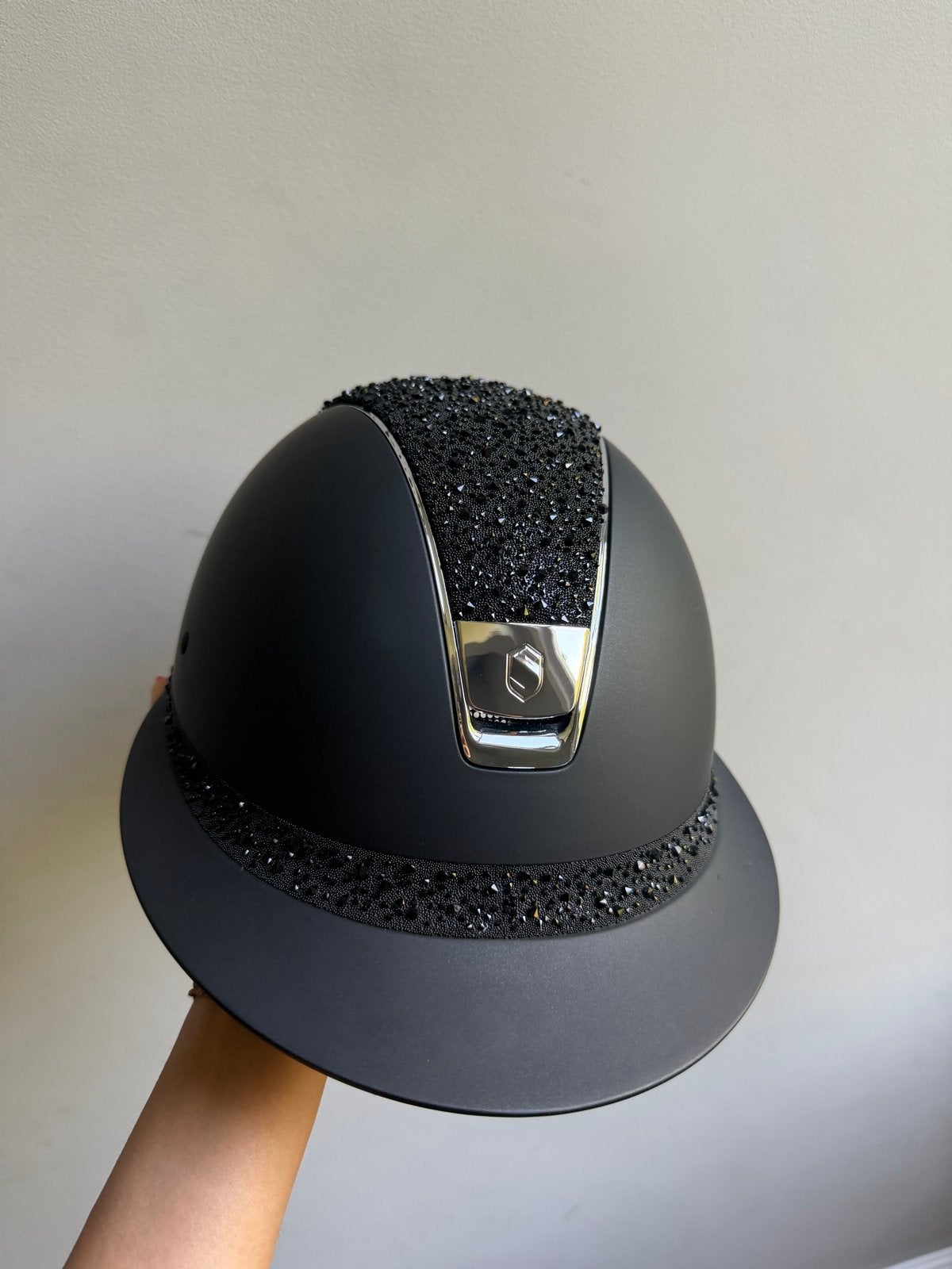 Samshield Miss 1.0 Shadowmatt Crystal Medley | M-schaal, Dieren en Toebehoren, Ophalen of Verzenden, Zo goed als nieuw, Rijhelm/cap