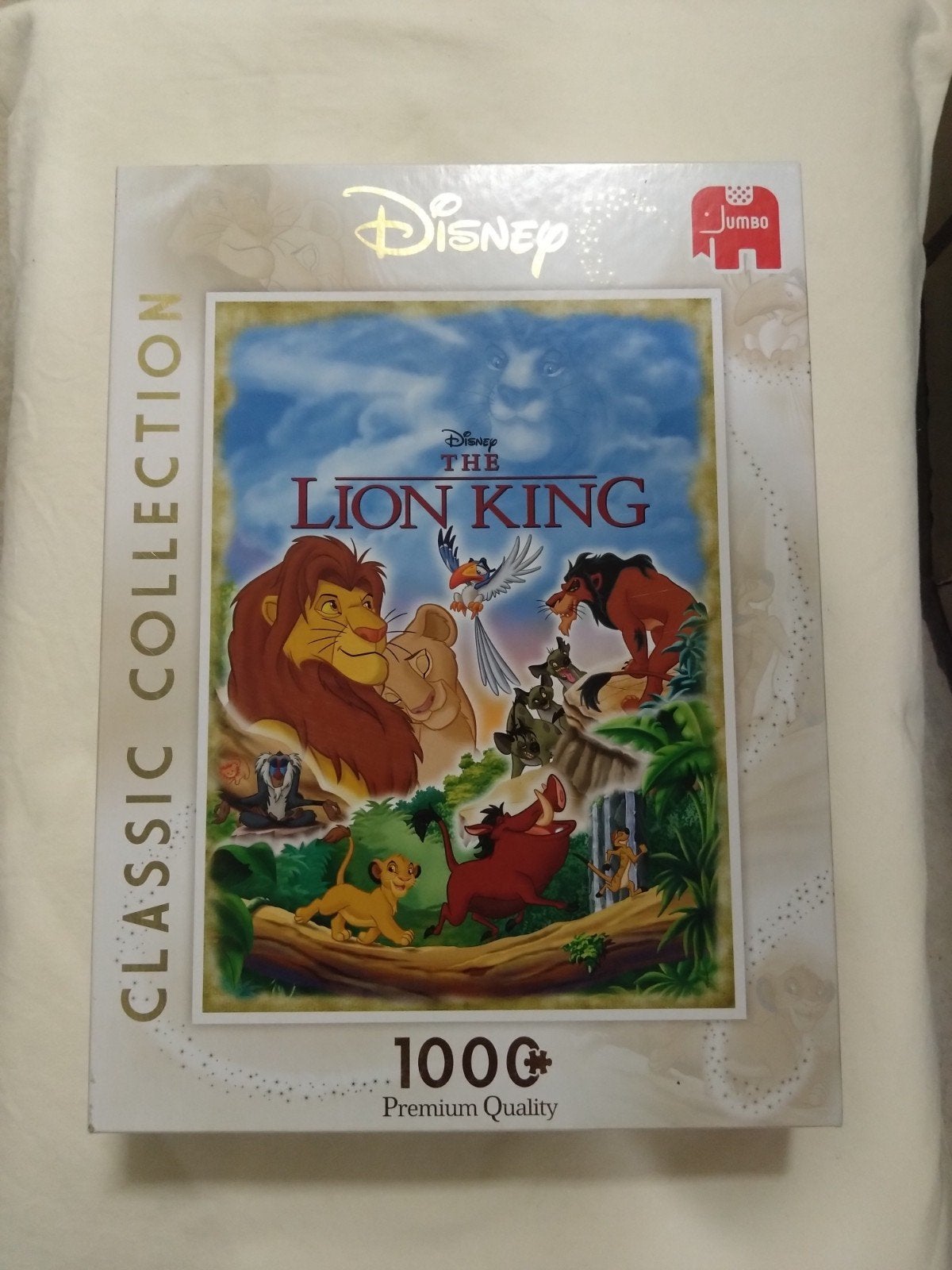Disney The Lion King Legpuzzel 1000 stukjes, Ophalen of Verzenden, 500 t/m 1500 stukjes, Zo goed als nieuw, Legpuzzel
