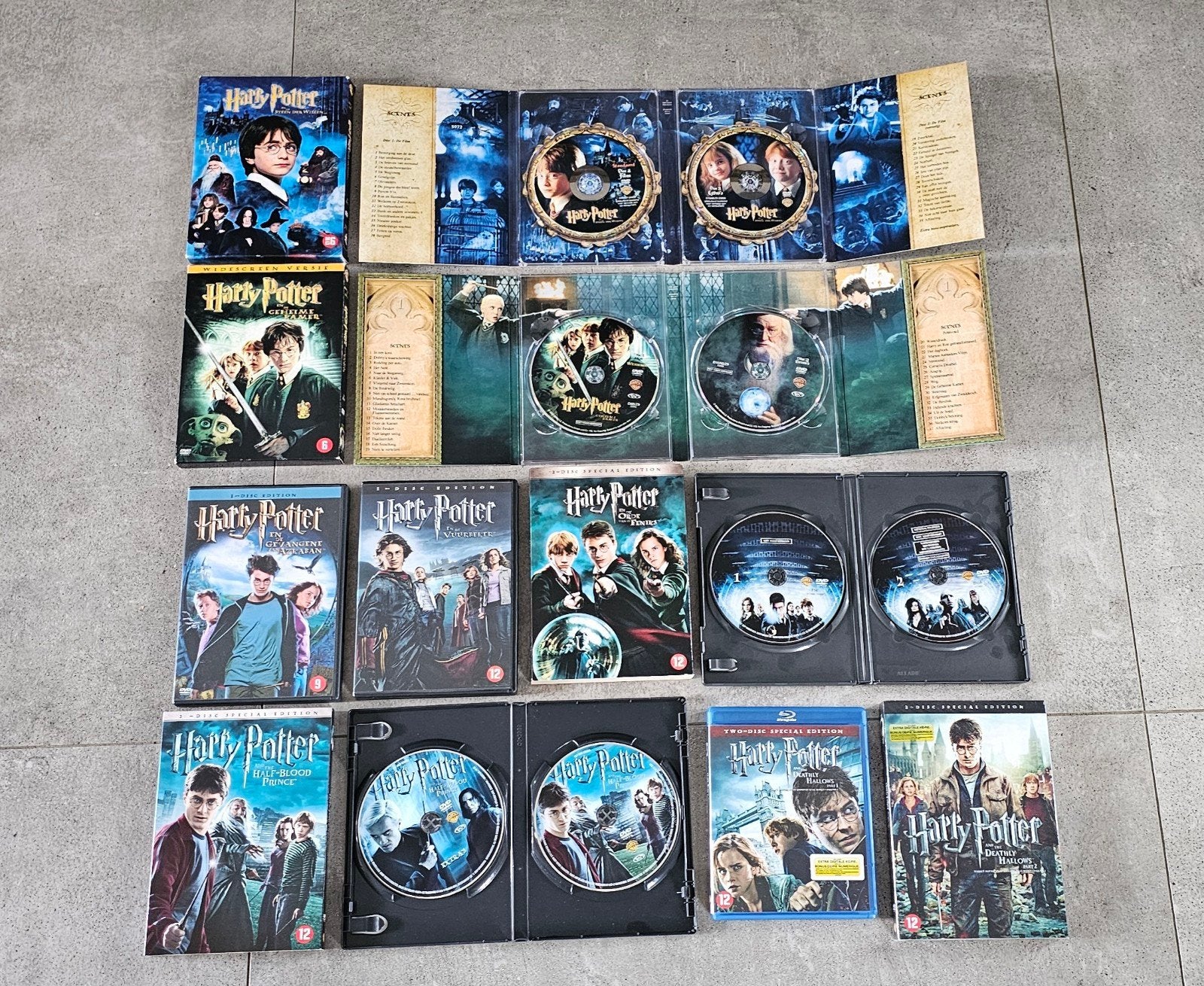Harry Potter DVD & Blu-ray Collectie - Speciale Edities, Gebruikt, Ophalen of Verzenden, Vanaf 12 jaar, Nederlands