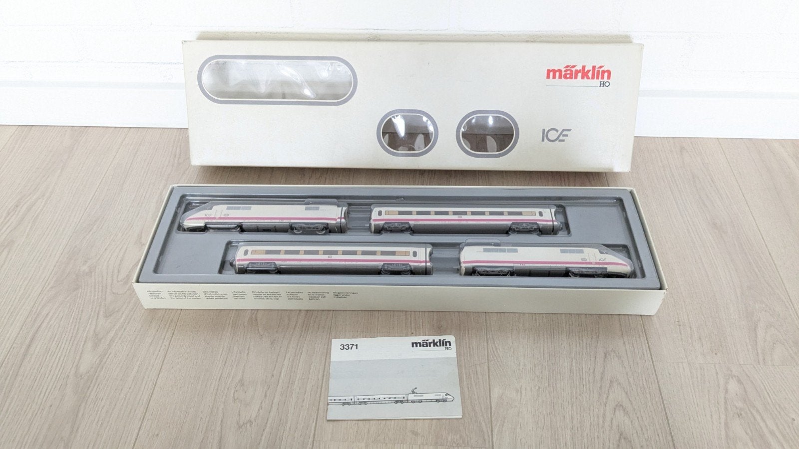 Märklin 3371 ICE Experimental in originele doos met boekje, Hobby en Vrije tijd, Wisselstroom, Treinset, Ophalen of Verzenden