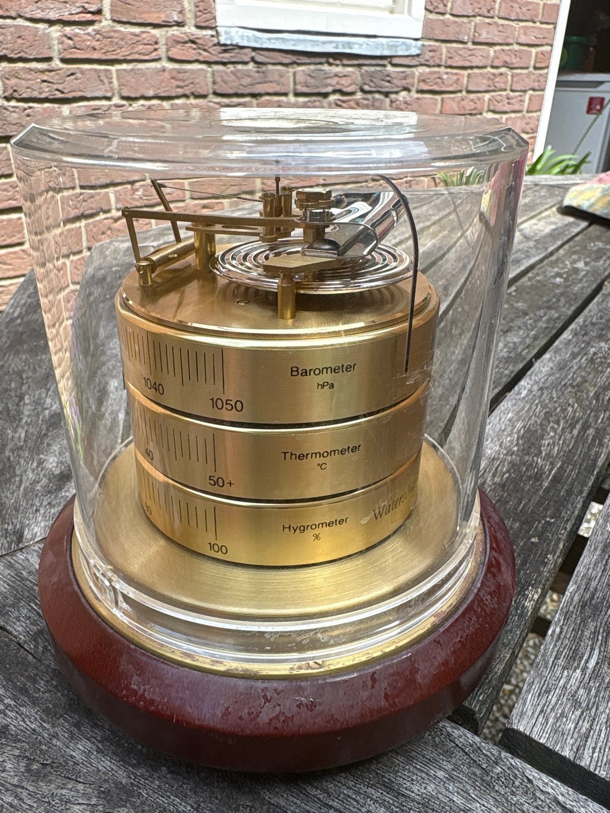 Barigo Weerstation met Barometer, Thermometer, Hygrometer, Ophalen of Verzenden, Gebruikt, Weerstation