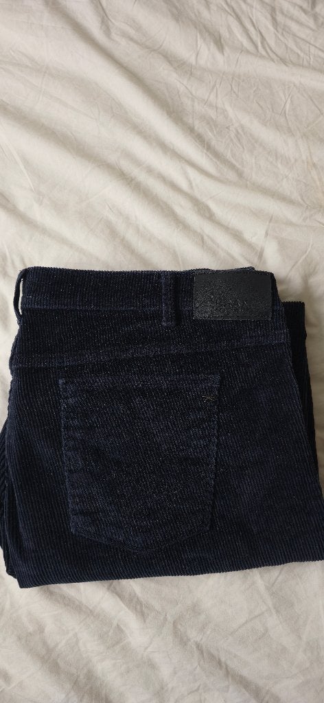 Brax - donkerblauw - ribbroek - W40 L32, Brax, Blauw, Overige maten, Ophalen of Verzenden