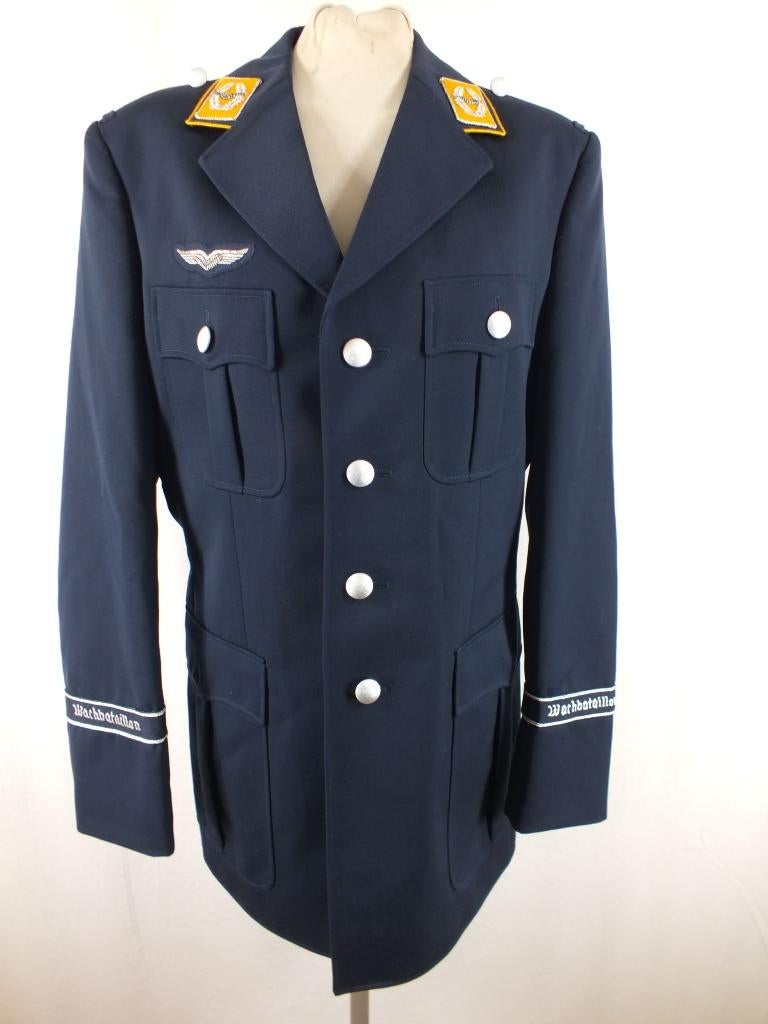 Blauwe jas 100% wol mt 46 Wachbataillon 1999, ., Kleding of Schoenen, Ophalen of Verzenden, .