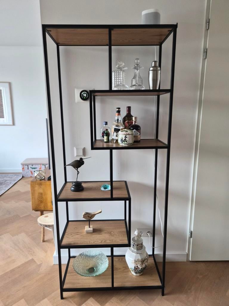 Moos Jaxon Boekenkast/ open kast, Met plank(en), 200 cm of meer, 50 tot 100 cm, Zo goed als nieuw