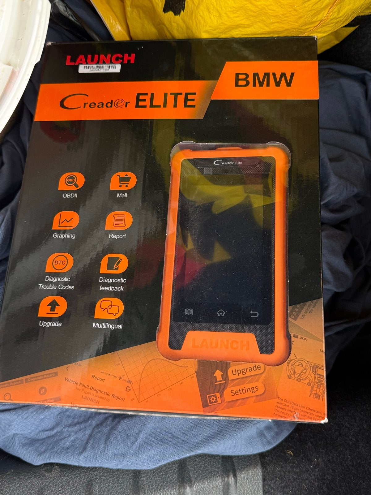 LAUNCH Creader Elite BMW OBD2 Scanner F20 Serie, Auto diversen, Ophalen of Verzenden, Zo goed als nieuw