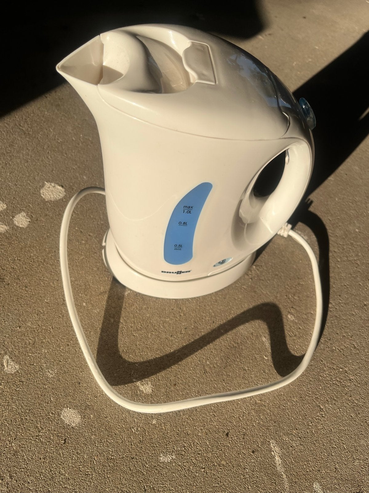 Compacte waterkoker 1 liter - Ideaal voor kleine huishoudens, Minder dan 1 liter, Ophalen, Gebruikt