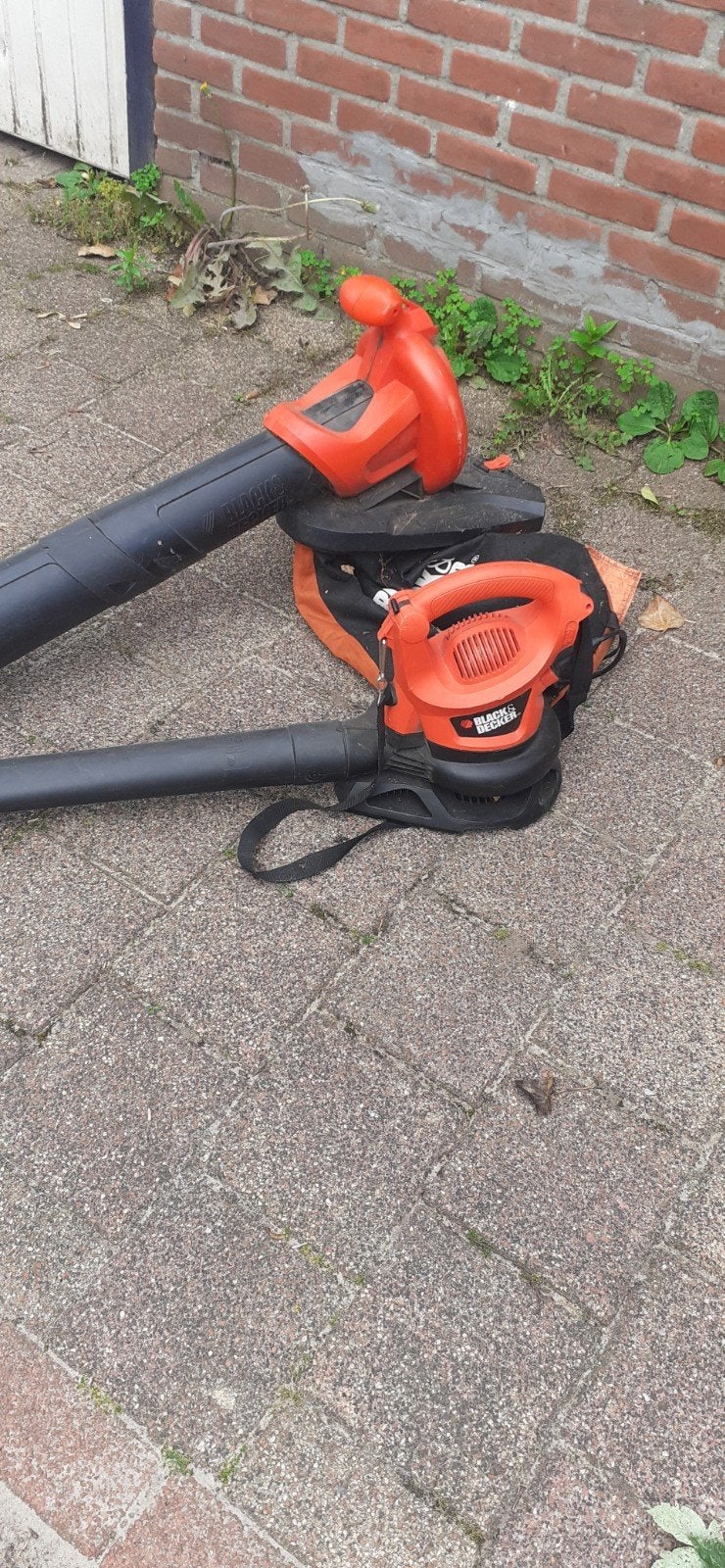 Black & Decker Bladblazer/Bladzuiger, Tuin en Terras, Bladblazers, Gebruikt, Handgedragen, Elektrisch, Met opvangzak, Met zuigfunctie