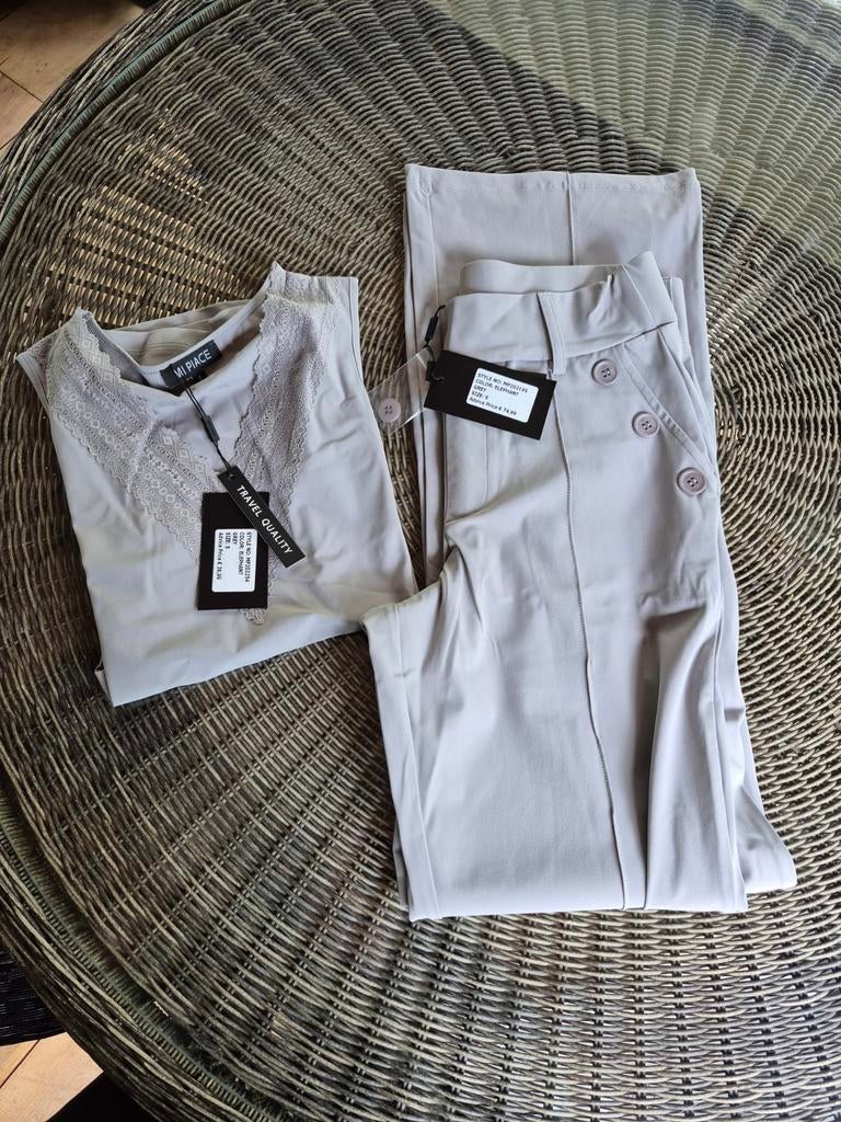Nieuw!! Prachtige set van Mi Piace broek en top beide maat S, Kleding | Dames, Mi Piace, Nieuw, Ophalen of Verzenden, Maat 36 (S)