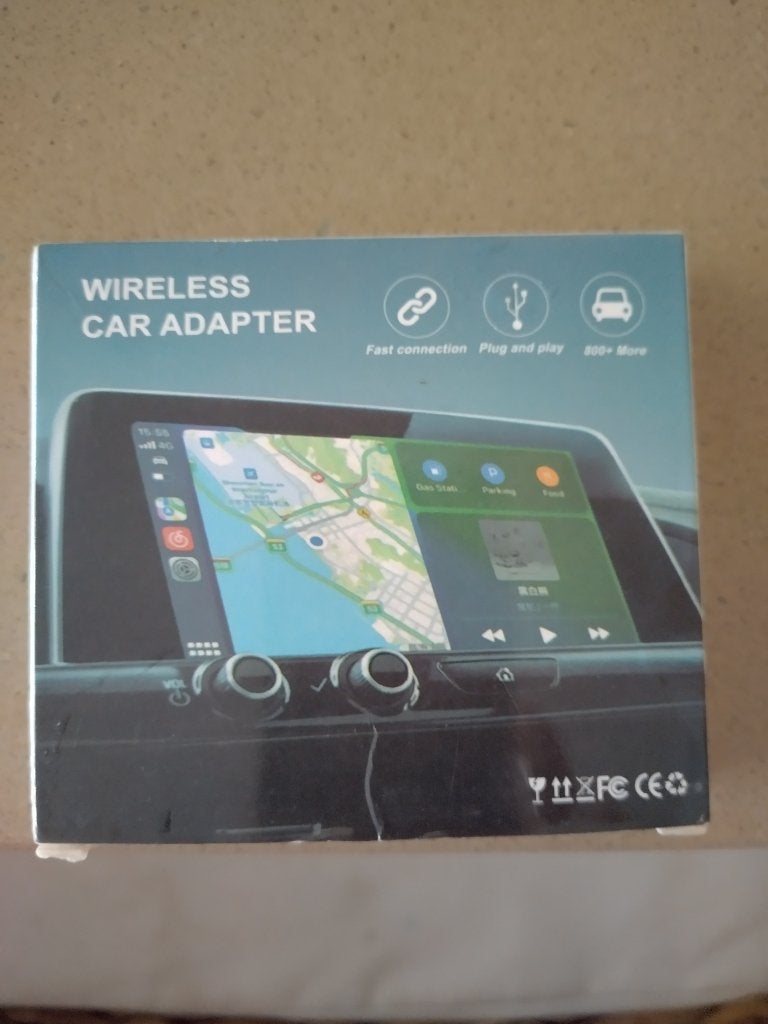 Wireless car adapter, Carplay & Android auto, Ophalen, Nieuw