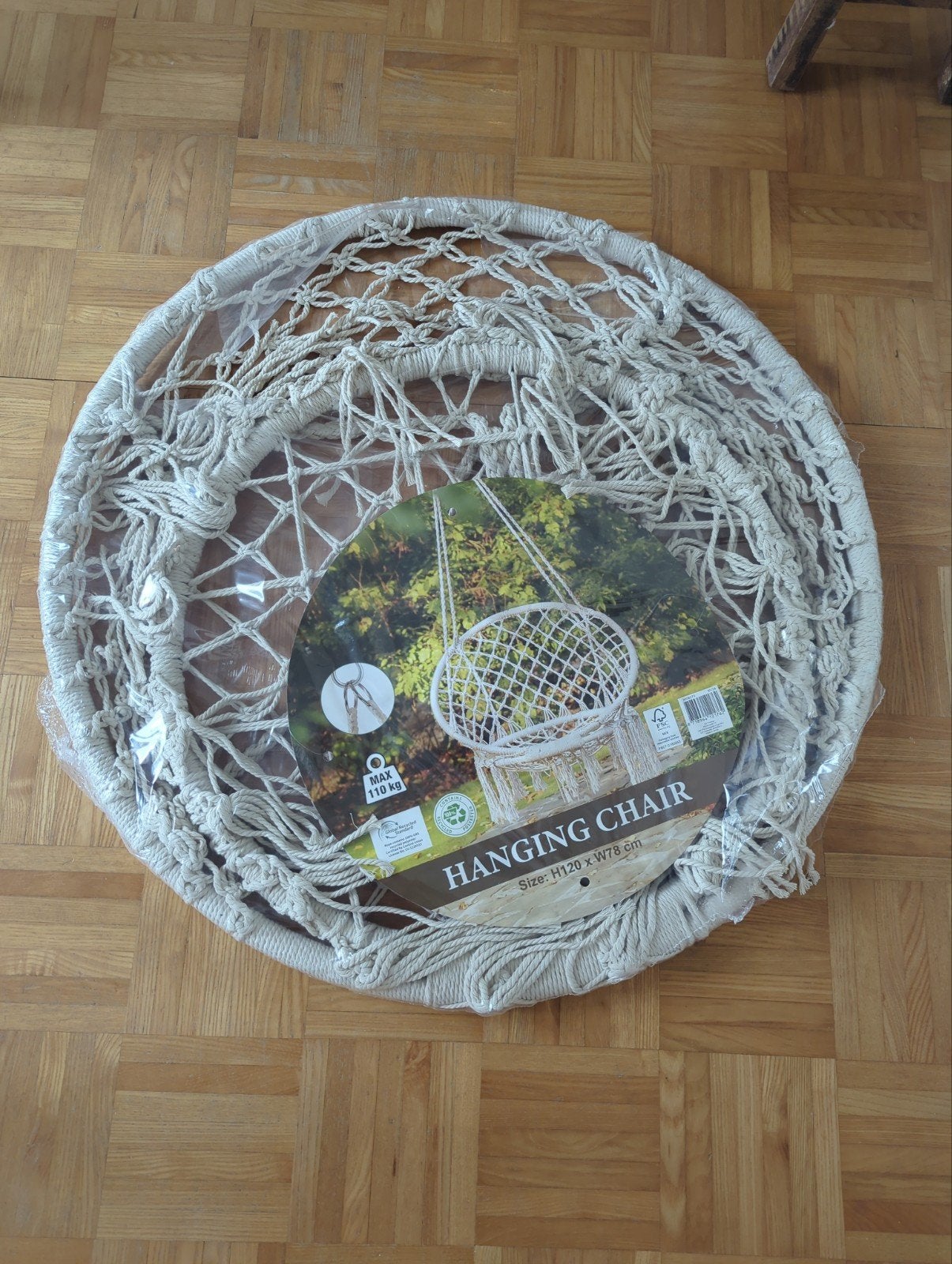 Hanging chair 120x78 tuin, Tuin en Terras, Ophalen, Nieuw