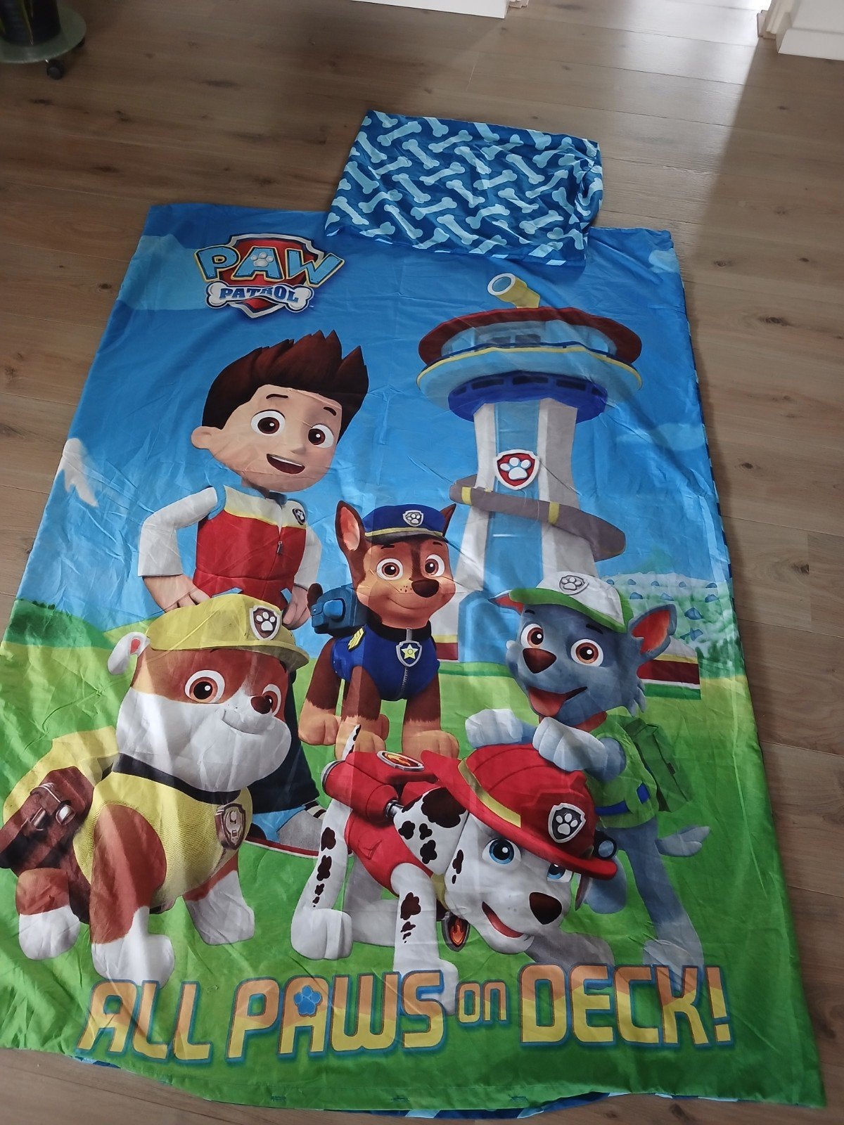 Paw Patrol dekbedovertrekset, Kinderen en Baby's, Kinderkamer | Beddengoed, Ophalen of Verzenden, Zo goed als nieuw, Jongetje of Meisje