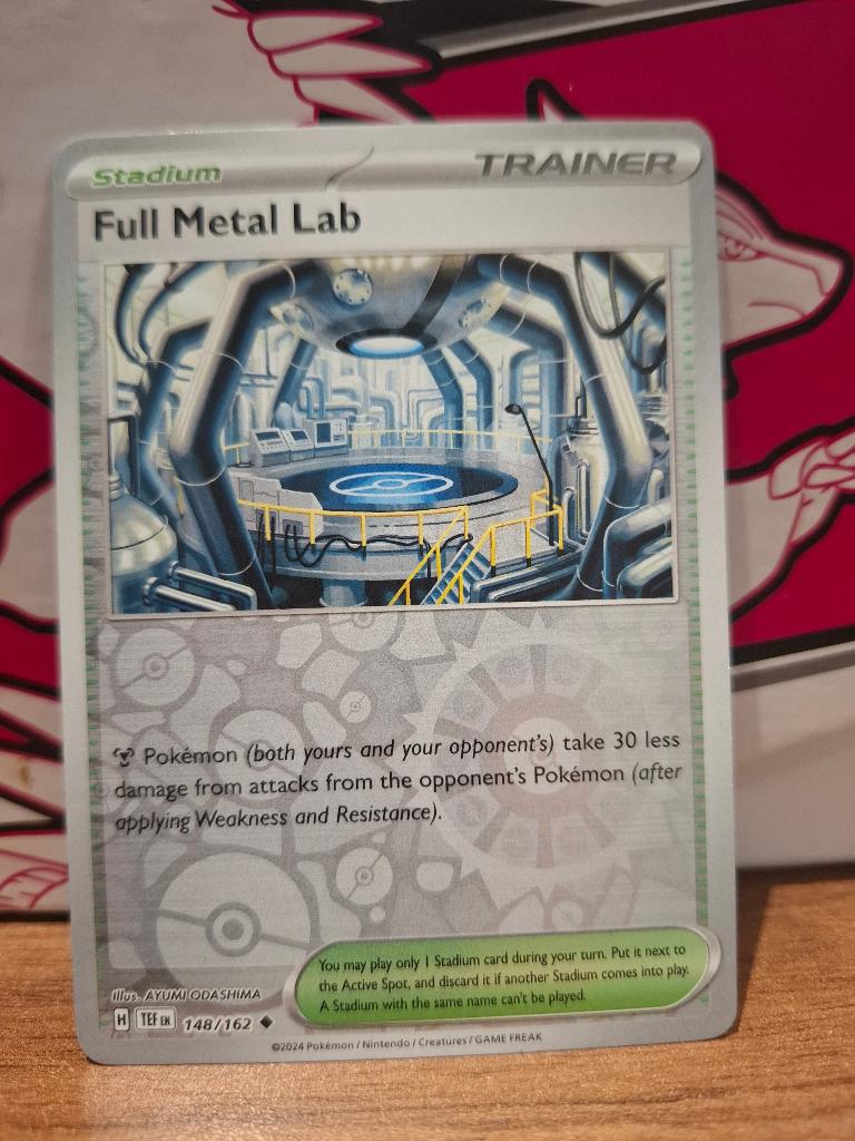 Pokemon Full Metal Lab TEF 148/162 reverse holo, Ophalen of Verzenden, Nieuw, Losse kaart