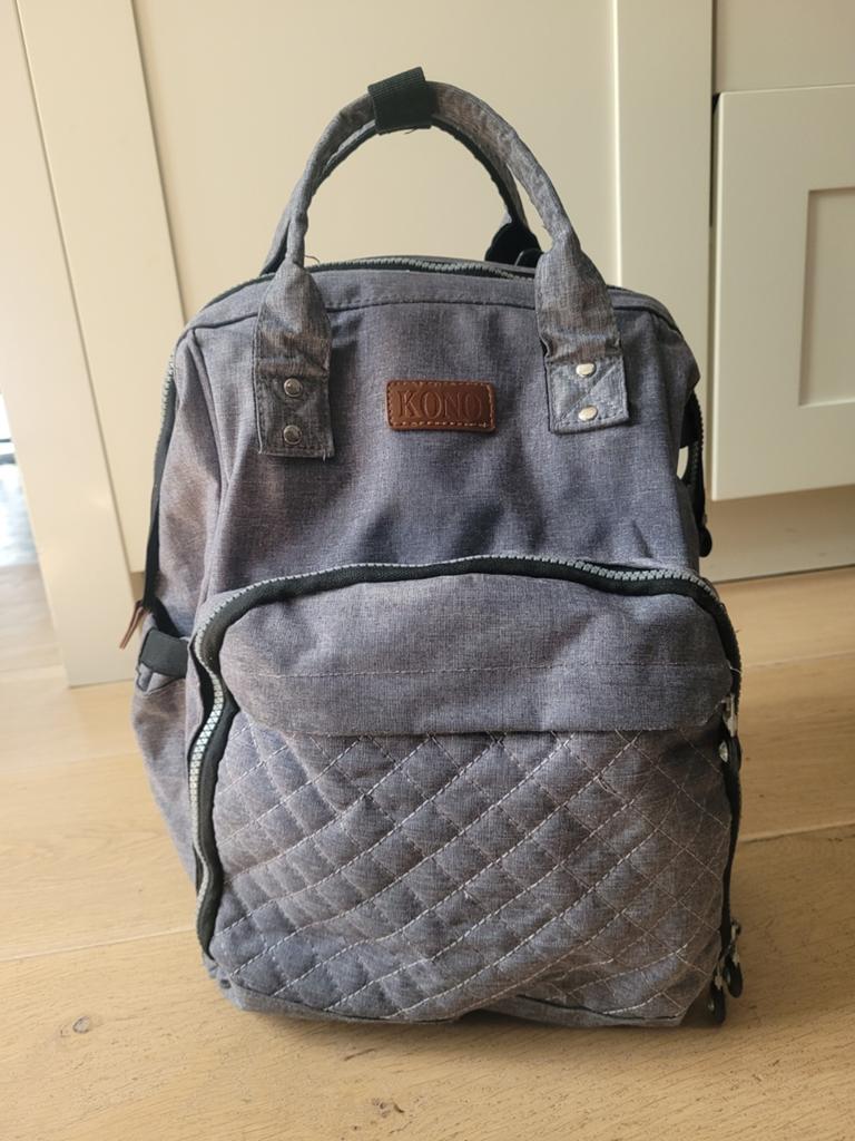 Kono luiertas/babytas  rugzak, Ophalen