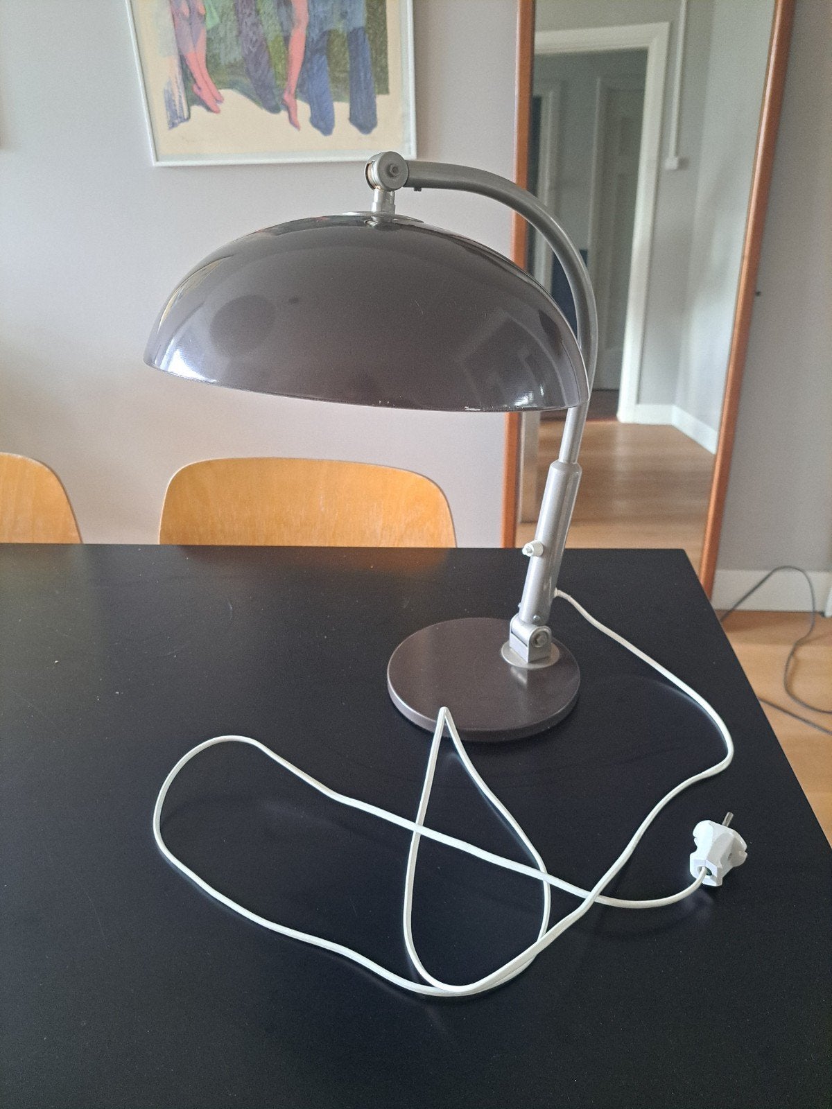 Hala bureaulamp model 144, Ophalen