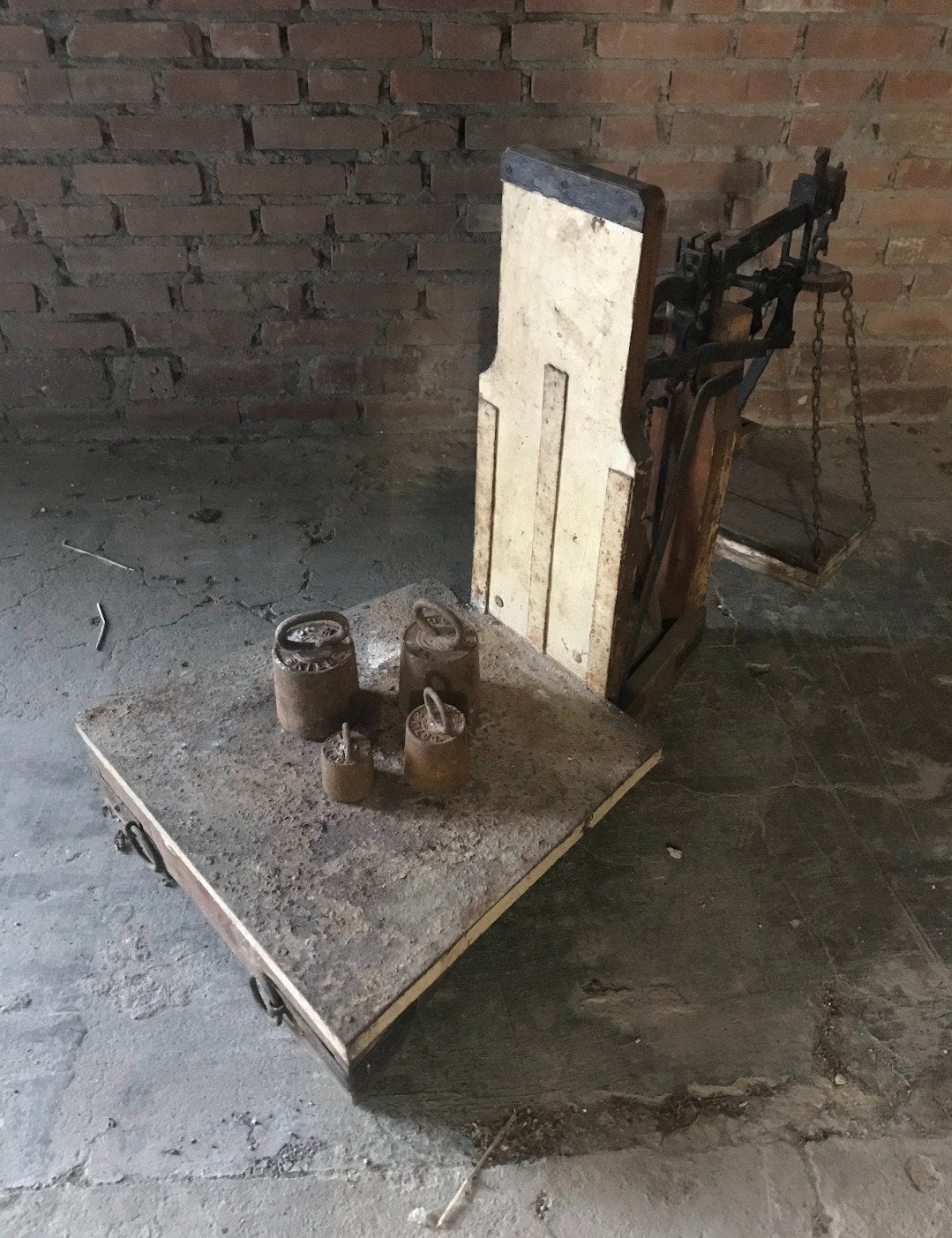 Antieke Bascule / Weegschaal - Ophalen, Ophalen