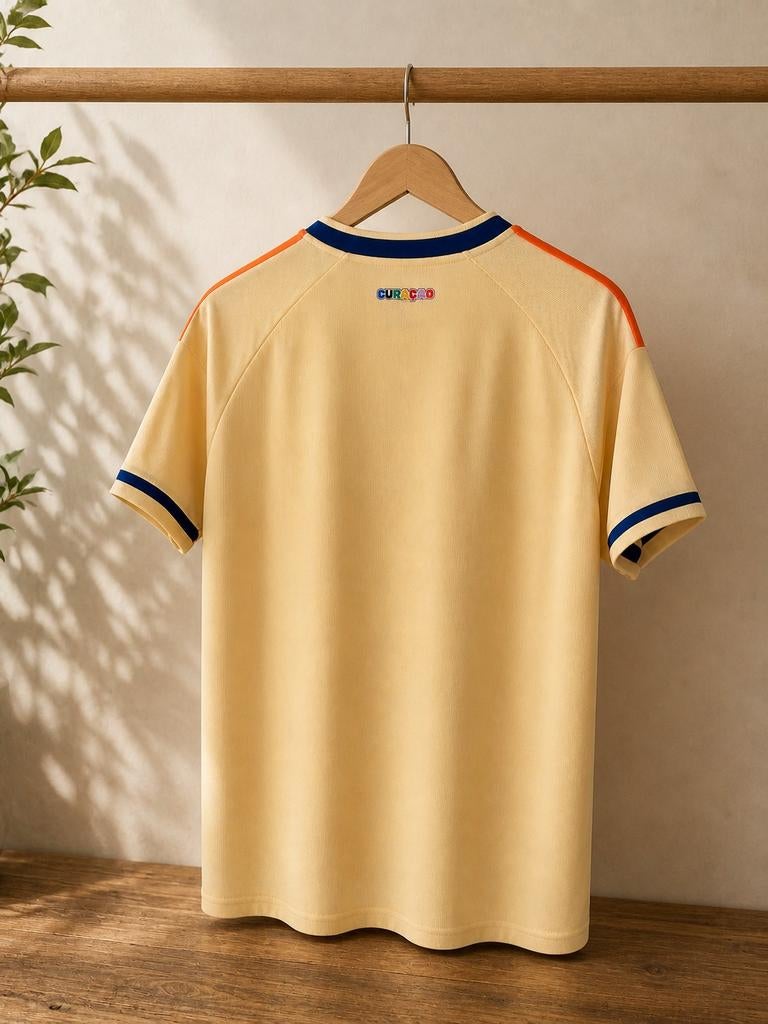 Curaçao WK Fan T-Shirt Editie  - Beperkte Voorraad!, Kleding | Heren, T-shirts, Zwart, Nieuw, Overige maten, Ophalen of Verzenden