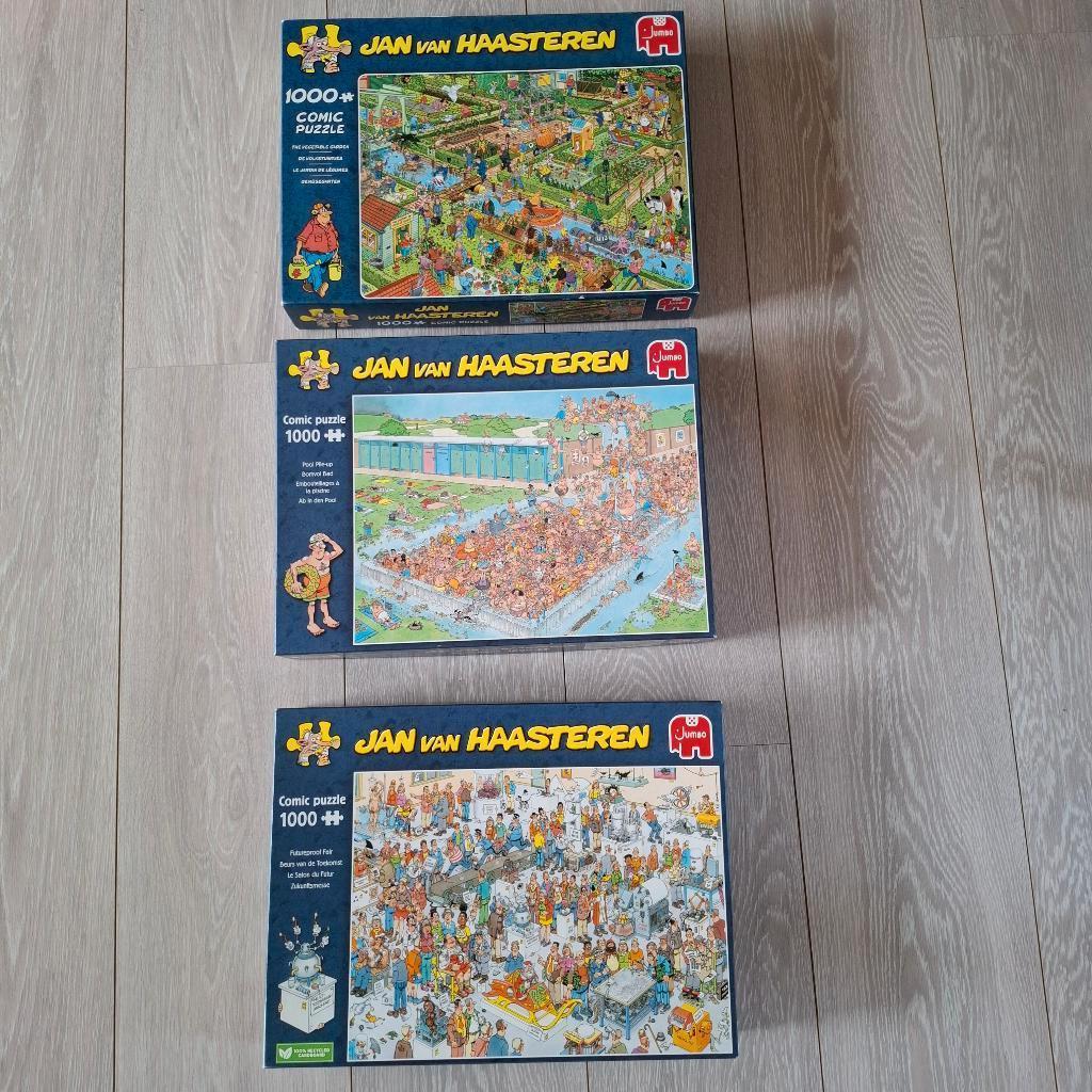 Jan van Haasteren puzzels, Hobby en Vrije tijd, Denksport en Puzzels, Ophalen of Verzenden, 500 t/m 1500 stukjes, Zo goed als nieuw