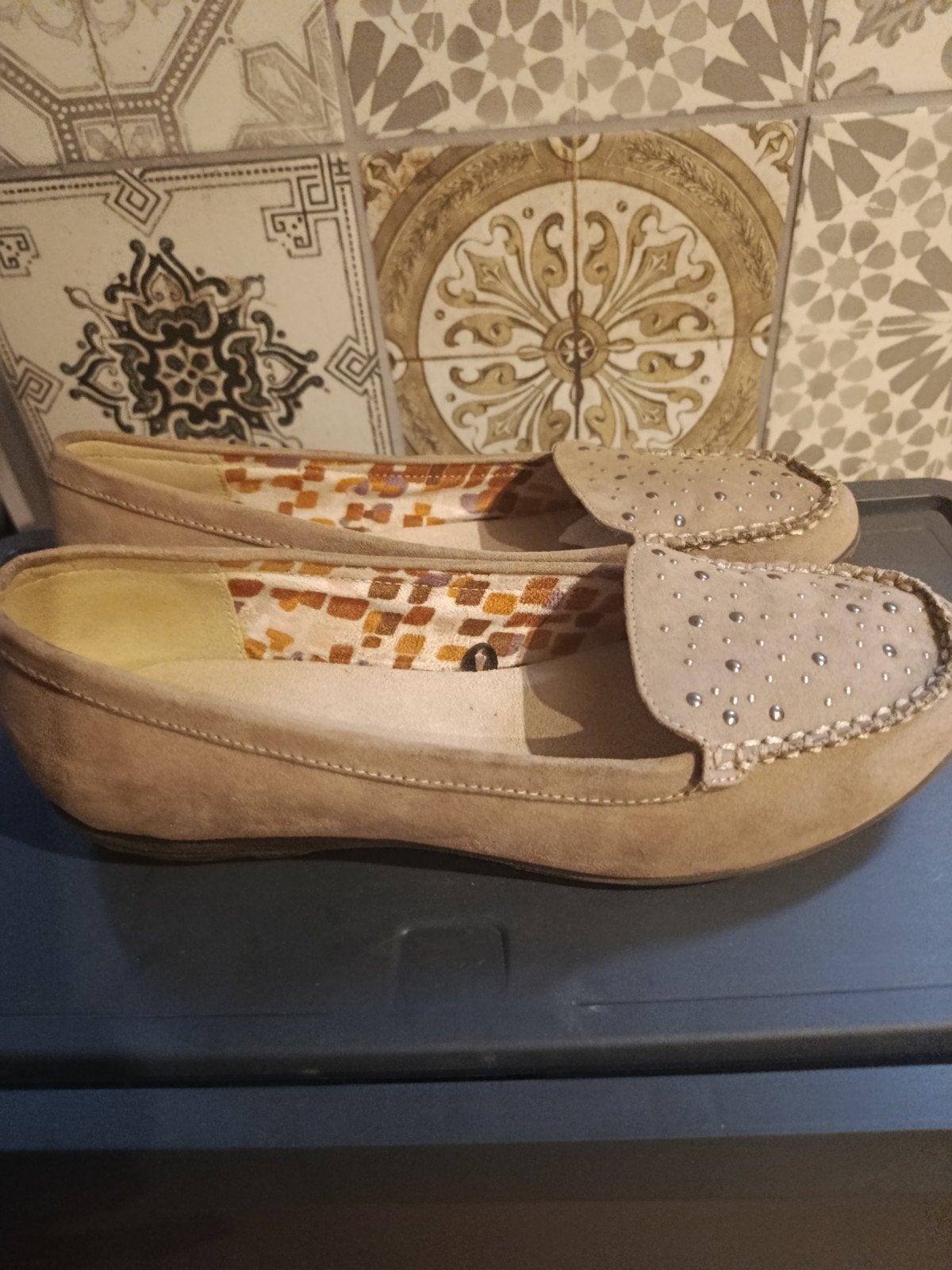 dames schoenen, Kleding | Dames, Bruin, Ballerina's, Ophalen of Verzenden, Merkloos