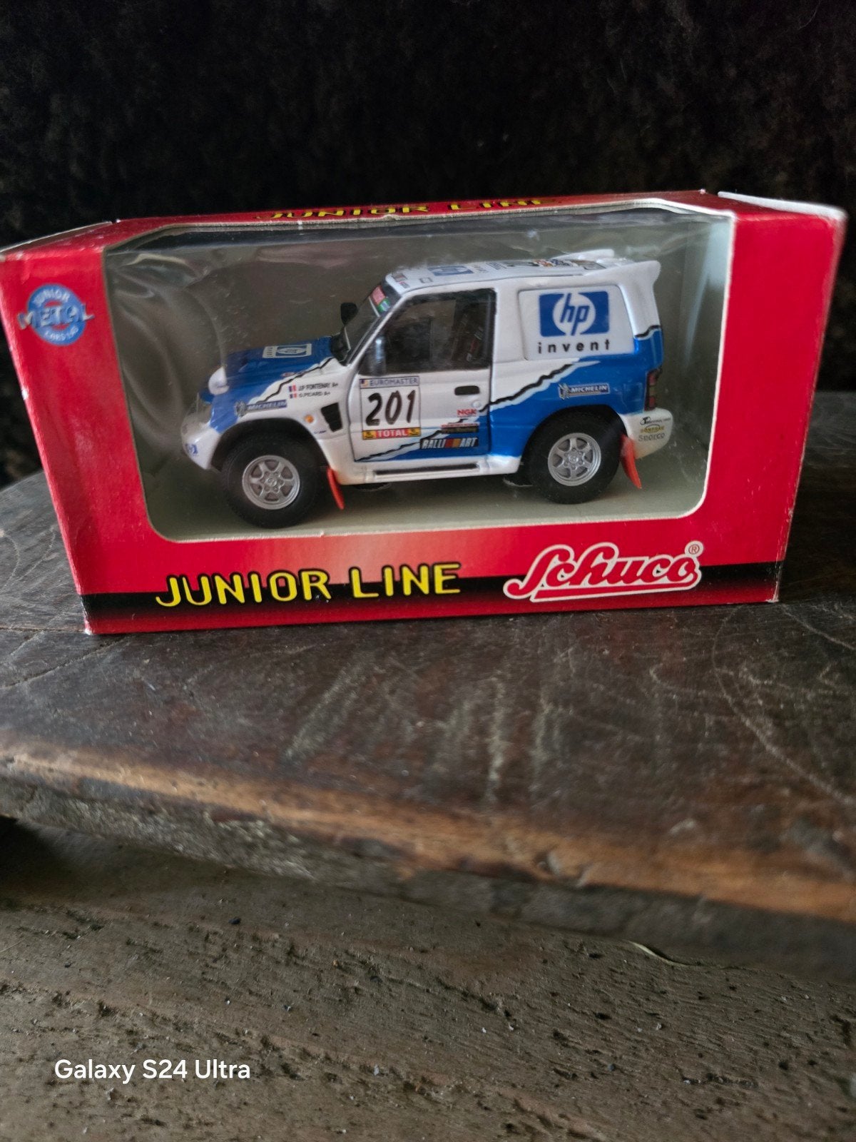 B12 > Schuco Mitsubishi Pajero Rally, Ophalen of Verzenden, Auto, Schuco