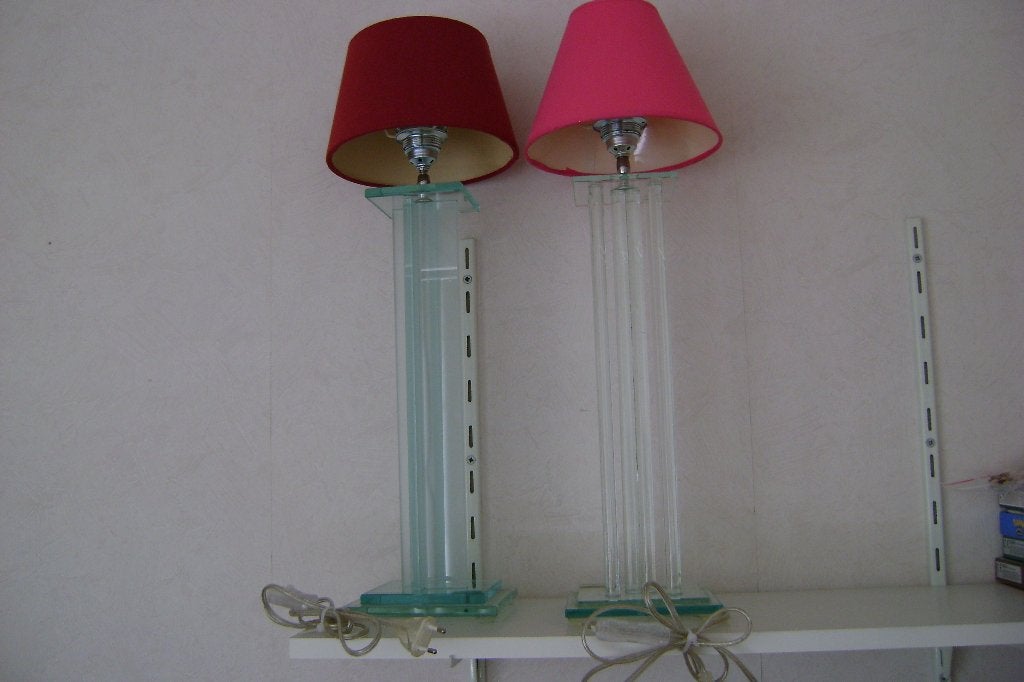 schemerlampen glas, Ophalen, Met kap, Schemerlamp, Modern